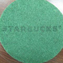 STARBUCKSコースター　2個セット【ワイングラス付き】の画像