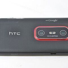 インテリアにどうですか？★美品★au★HTC EVO 3D ISW12HT ブラック auブランド：HTC★with Google★マニア様のコレクション扱い★完全ジャンク扱い★返品不可★お返事は可能な限り迅速にさせていただきますの画像