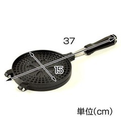 ゴーフレットプレート、ワッフルコーンメーカーの画像