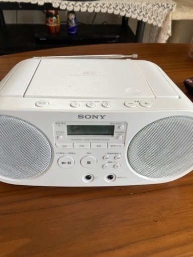 ★取引終了★【美品！】CDラジオ　SONY ZS-S40