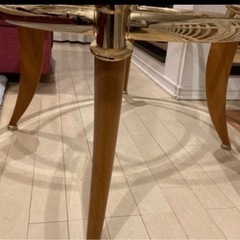 値下げ🔻しました　　ガラステーブルの画像