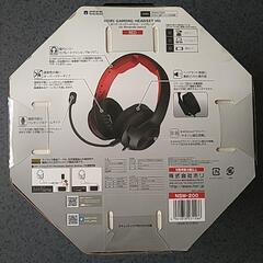 💥断捨離中💥🔴起動確認済み🔴Nintendo Switch🔴HORI GAMING HEADSET HG🔴RED🔴の画像