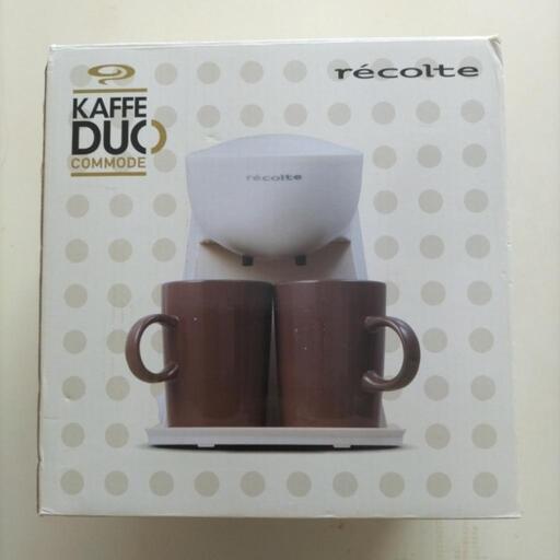 レコルト　KAFF DUO カフェ　コーヒーメーカー