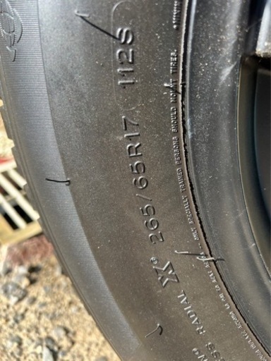 【決まりました】現行ランドクルーザープラド　タイヤ　265/65R17
