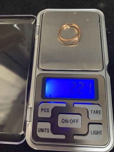 K14YG ハートリング(2.21ｇ)