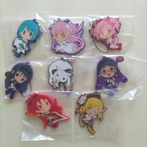 魔法少女まどか★マギカ　ラバーストラップ　シークレット含むコンプセット