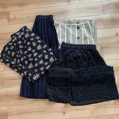 GW/earth/ROPEpicひざ下スカート4着