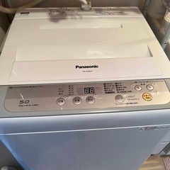 お譲り先決定しました　洗濯機　パナソニック　5キロ