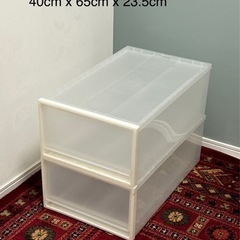 無印収納ボックス　MUJI 収納ケース①