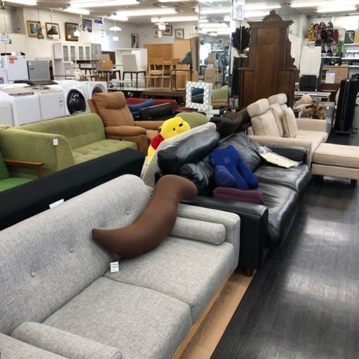 IKEA ソファーベッド ブラック【トレファク上福岡】