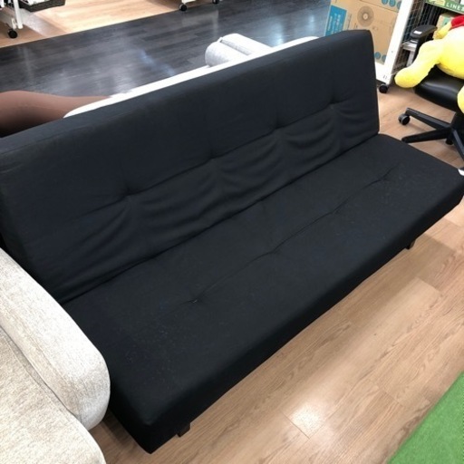 IKEA ソファーベッド ブラック【トレファク上福岡】
