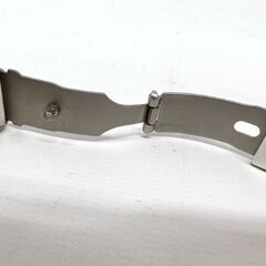 ディーゼル DIESEL メンズ チェーンブレスレット ロゴバックル シルバーカラー ステンレススチール アクセサリー 喜平ブレス ☆ 札幌市 豊平区 平岸の画像