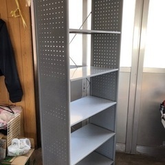 5段スチール棚の画像