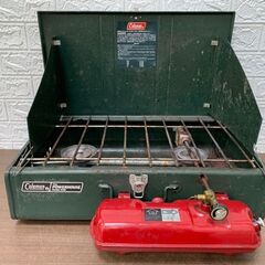 Coleman ガソリンツーバーナー 413H 92年製3月