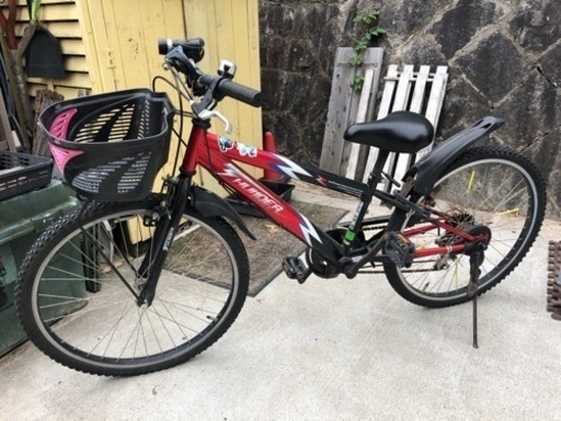 ジュニア24インチ　マウンテンバイク　自転車