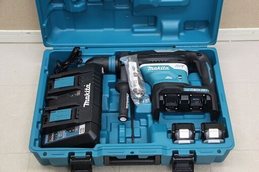 マキタ(Makita) 40mm充電式ハンマドリル 18V 6Ah バッテリ2本・充電器・ケース付 HR400DPG2 (D4849smxwY)