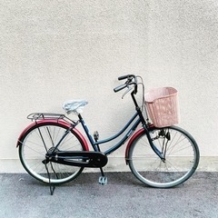 26インチの中古自転車。目立つので盗難されにくいかも！