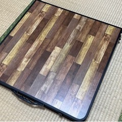 カインズ　アルミフォールディングテーブル　キャンプ
