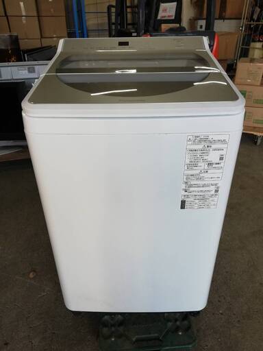 【23051805価格交渉可】全自動電気洗濯機　パナソニック　NA-FA80H7　8㎏　97L　2019年製【引取限定】