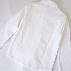 【No.60】キッズ フォーマルシャツ 110サイズ 白の画像