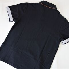 【No.41】未使用 ポロシャツ Lサイズ ダークネイビーの画像