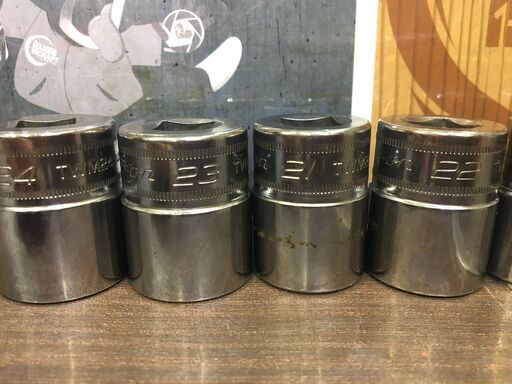 スナップオン　Snap-on　TWM24/23/22/21/16/15/14/13/12/11　24ｍｍ-11ｍｍ　ソケットセット10個　中古品　【ハンズクラフト宜野湾店】