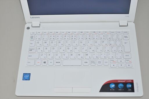 中古軽量ノートパソコン Windows11 爆速SSD64GB Lenovo Ideapad 110S Celeron-N3060/メ