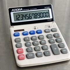 12桁 大型計算機◇見やすい チルト表示◇AURORA DT22...