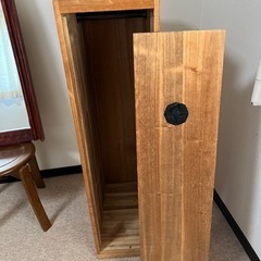 差し上げます　アンティーク　木箱　洋服保管等の画像