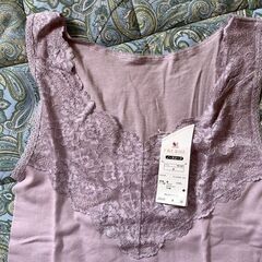 未使用タグ付き★ワコール★フレシィ★ノースリーブシャツ（M）の画像