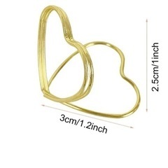 結婚式席次表などカードはさみの画像