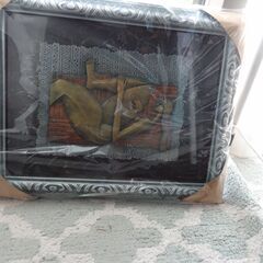 額と  ??　彫刻作品