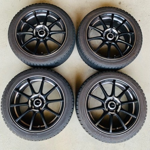 4本 Advanti RACING VIGOROSO M993 17インチアルミホイール DUNLOP ダンロップ wintermaxx 225/45R17