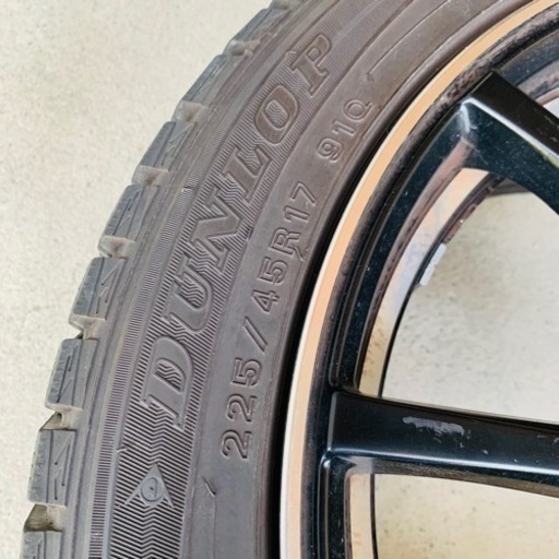 4本 Advanti RACING VIGOROSO M993 17インチアルミホイール DUNLOP ダンロップ wintermax