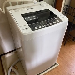 5/19取引のみ！Hisence全自動洗濯機