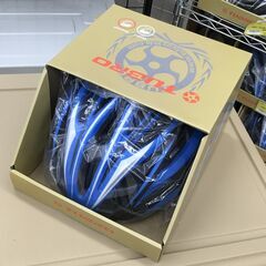 自転車用ヘルメット Lサイズ ブルー 58～62cm