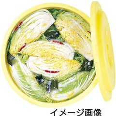 【成立終了】🥬フタ付き漬物容器３０型(押し蓋付き)／ポリエチレン製♻️良好中古品の画像