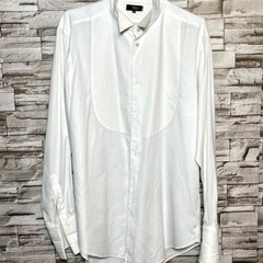 結婚式　タキシード Mサイズ PERLA 上下セット シャツおまけあり シルバーの画像