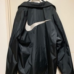 【値下げ交渉不可】★ビンテージ★ナイキ NIKE ナイロンジャケットLL #銀ダク#ビッグロゴ#リバーシブルの画像