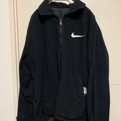 【値下げ交渉不可】★ビンテージ★ナイキ NIKE ナイロンジャケットLL #銀ダク#ビッグロゴ#リバーシブルの画像
