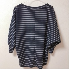 未使用　ボーダー服　トップスの画像