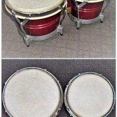 Pearl　パール　PRFOFESSIO NAL PERCUSSION プロ　ボンゴ　SERNO107097 / 専用ボンゴスタンド付き チューニングレンチ付きの画像