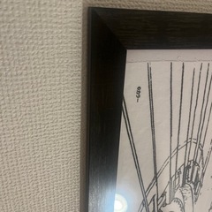 【5/28まで】手ぬぐいサイズブラック木製フレームの画像