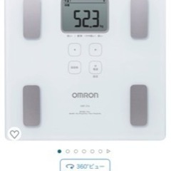 オムロン 体重・体組成計 カラダスキャン ホワイト HBF-214-W