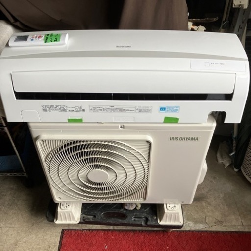 佐賀中古エアコン、アイリスオーヤマ2019年2.2KW86番税込取付込