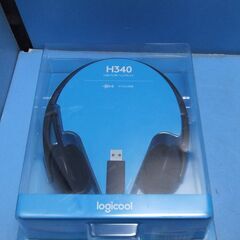 j210　ロジクール　USB接続　ヘッドセット　ゲーミング　会議　未使用  型番H340の画像