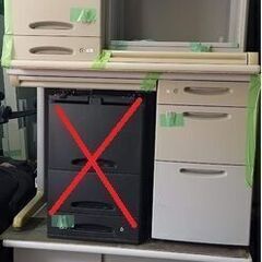 w1000片袖デスク（鍵付き）￥7,000