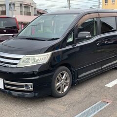 【自社ローン可】車検２年付き　セレナ　ライダー　8人乗り　両側電...