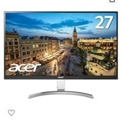 Acer モニター ディスプレイ OmegaLine RC271Usmidpx (27インチ IPS 非光沢 QHD DVI-D(Dual Link対応)・HDMI・DisplayPort)