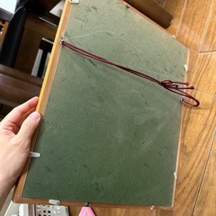 陶器の絵画　額縁付きの画像